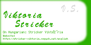 viktoria stricker business card